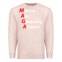 Pale Pink morons are governing america anti trump political t shirt Premium Sweatshirt - lanVoArt