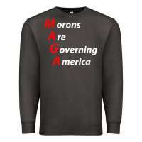 Smoke morons are governing america anti trump political t shirt Premium Sweatshirt - lanVoArt