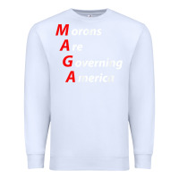 White morons are governing america anti trump political t shirt Premium Sweatshirt - lanVoArt