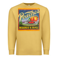 Antique Gold peaches records and tapes Premium Sweatshirt - lanVoArt