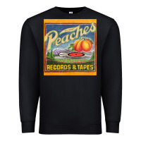 Black peaches records and tapes Premium Sweatshirt - lanVoArt
