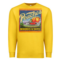 Lemon peaches records and tapes Premium Sweatshirt - lanVoArt