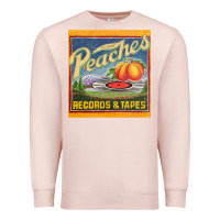 Pale Pink peaches records and tapes Premium Sweatshirt - lanVoArt