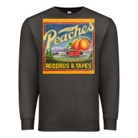 Smoke peaches records and tapes Premium Sweatshirt - lanVoArt