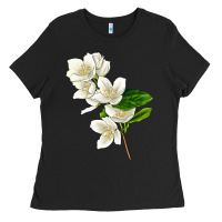 Black Mock Oranges Ladies Tee - LillyAllenDesigns