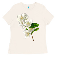 Bone Mock Oranges Ladies Tee - LillyAllenDesigns