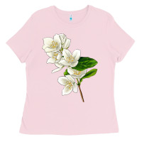 Bubblegum Pink Mock Oranges Ladies Tee - LillyAllenDesigns
