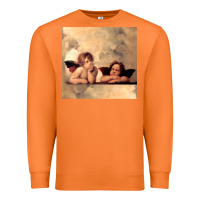 Carrot Hot Trend Angels Raphael Cupid Cherubs Art Valentine Angel Premium Sweatshirt - lanVoArt