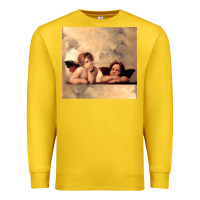 Lemon Hot Trend Angels Raphael Cupid Cherubs Art Valentine Angel Premium Sweatshirt - lanVoArt