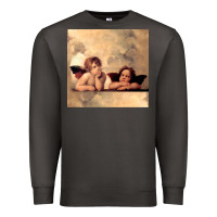 Smoke Hot Trend Angels Raphael Cupid Cherubs Art Valentine Angel Premium Sweatshirt - lanVoArt