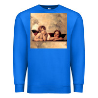 True Royal Hot Trend Angels Raphael Cupid Cherubs Art Valentine Angel Premium Sweatshirt - lanVoArt