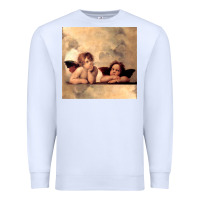 White Hot Trend Angels Raphael Cupid Cherubs Art Valentine Angel Premium Sweatshirt - lanVoArt