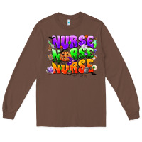 Chestnut nurse nurse nurse halloween Long Sleeve Tee - CowGirlArtShop