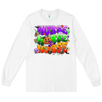 White nurse nurse nurse halloween Long Sleeve Tee - CowGirlArtShop