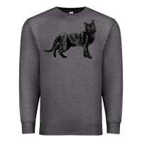 Charcoal Heather Bombay Cat Premium Sweatshirt - LillyAllenDesigns