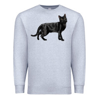 Heather Grey Bombay Cat Premium Sweatshirt - LillyAllenDesigns