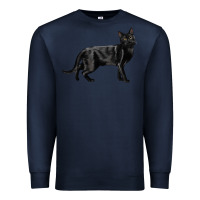 Navy Bombay Cat Premium Sweatshirt - LillyAllenDesigns