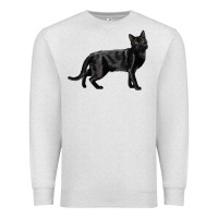 Oatmeal Heather Bombay Cat Premium Sweatshirt - LillyAllenDesigns