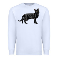 White Bombay Cat Premium Sweatshirt - LillyAllenDesigns