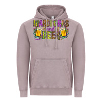 Vintage Zinc mardi gras and beer hjf Vintage Hoodie - HowdyJamesFarm
