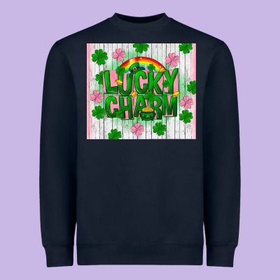Lucky Charm St Patricks Day Heavyweight Sweatshirt Designed By Fadigitalartstudio