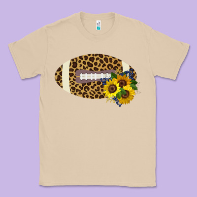 Leopard Print Footbal Classic Tee Designed By Bettercallsaul