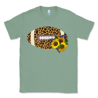 Sage Leopard Print Footbal Classic Tee - Bettercallsaul