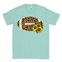 Seafoam Leopard Print Footbal Classic Tee - Bettercallsaul