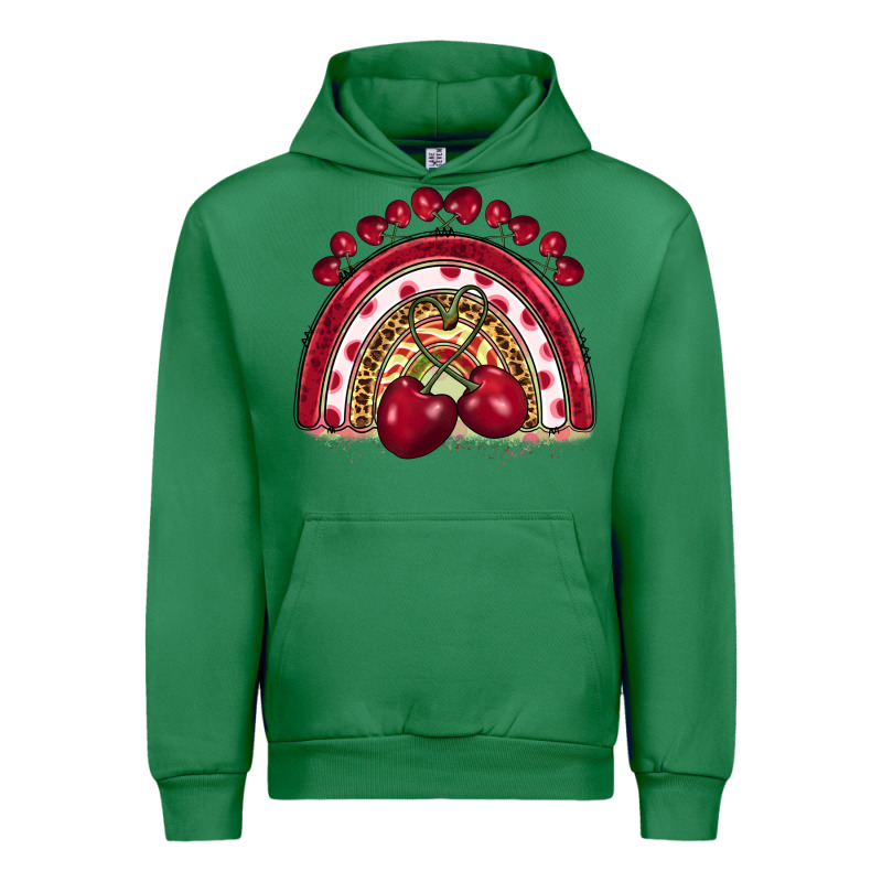 Cherry Rainbow Urban Hoodie by BarkalooDesign | Teevron
