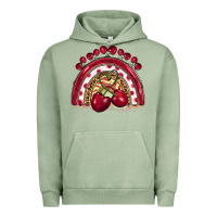 Pigment Oil Green cherry rainbow Urban Hoodie - BarkalooDesign