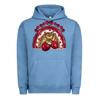 Pigment Pebble Blue cherry rainbow Urban Hoodie - BarkalooDesign