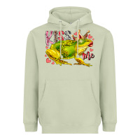 Matcha kiss me frog Heavyweight Hoodie - RacoonDesign