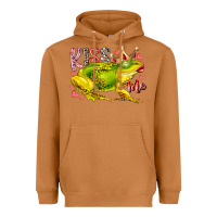 Meerkat kiss me frog Heavyweight Hoodie - RacoonDesign