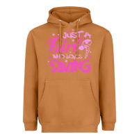 Meerkat funny springboard diving quote diver gift for love girl Heavyweight Hoodie - lanVoArt