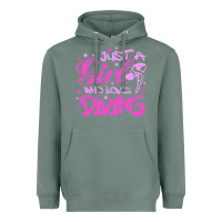 Sage funny springboard diving quote diver gift for love girl Heavyweight Hoodie - lanVoArt