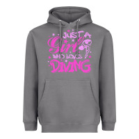 Storm funny springboard diving quote diver gift for love girl Heavyweight Hoodie - lanVoArt