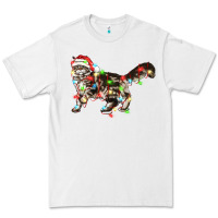 White christmas christmas maine coon cat cat Premium Tee - LillyAllenDesigns