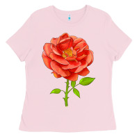 Bubblegum Pink All A Twitter Rose Ladies Tee - LillyAllenDesigns