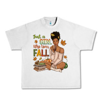 Lunar Rock Just a girl who loves Fall afro woman Urban Heavy Tee - NancyCooperArtShop