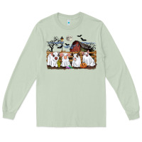 Matcha halloween pigs Long Sleeve Tee - CowGirlArtShop