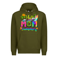 Army Green mom summer Premium Hoodie - RanaPortraitStore