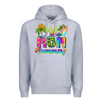 Heather Grey mom summer Premium Hoodie - RanaPortraitStore