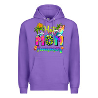 Purple mom summer Premium Hoodie - RanaPortraitStore