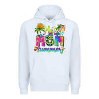 White mom summer Premium Hoodie - RanaPortraitStore