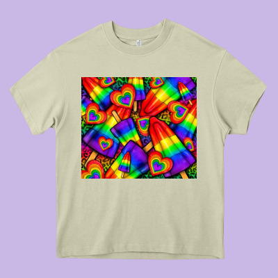 Western Lgbtq+ Pride Squad Tumbler Heavy Core Tee Designed By Bundleandbundleshop