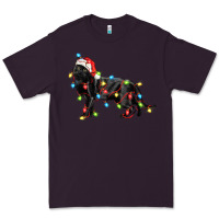 Plum christmas bombay cat Premium Tee - LillyAllenDesigns