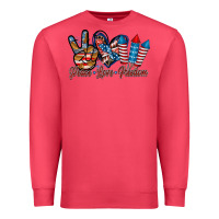 Cardinal peace love freedom Premium Sweatshirt - RacoonDesign
