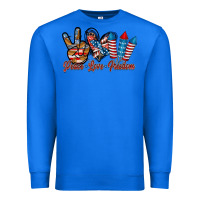 True Royal peace love freedom Premium Sweatshirt - RacoonDesign