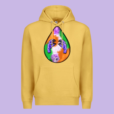 Halloween Hands Teardrop Premium Hoodie Designed By Bundleandbundleshop