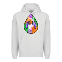 Dove Grey halloween hands teardrop Premium Hoodie - BundleAndBundleShop